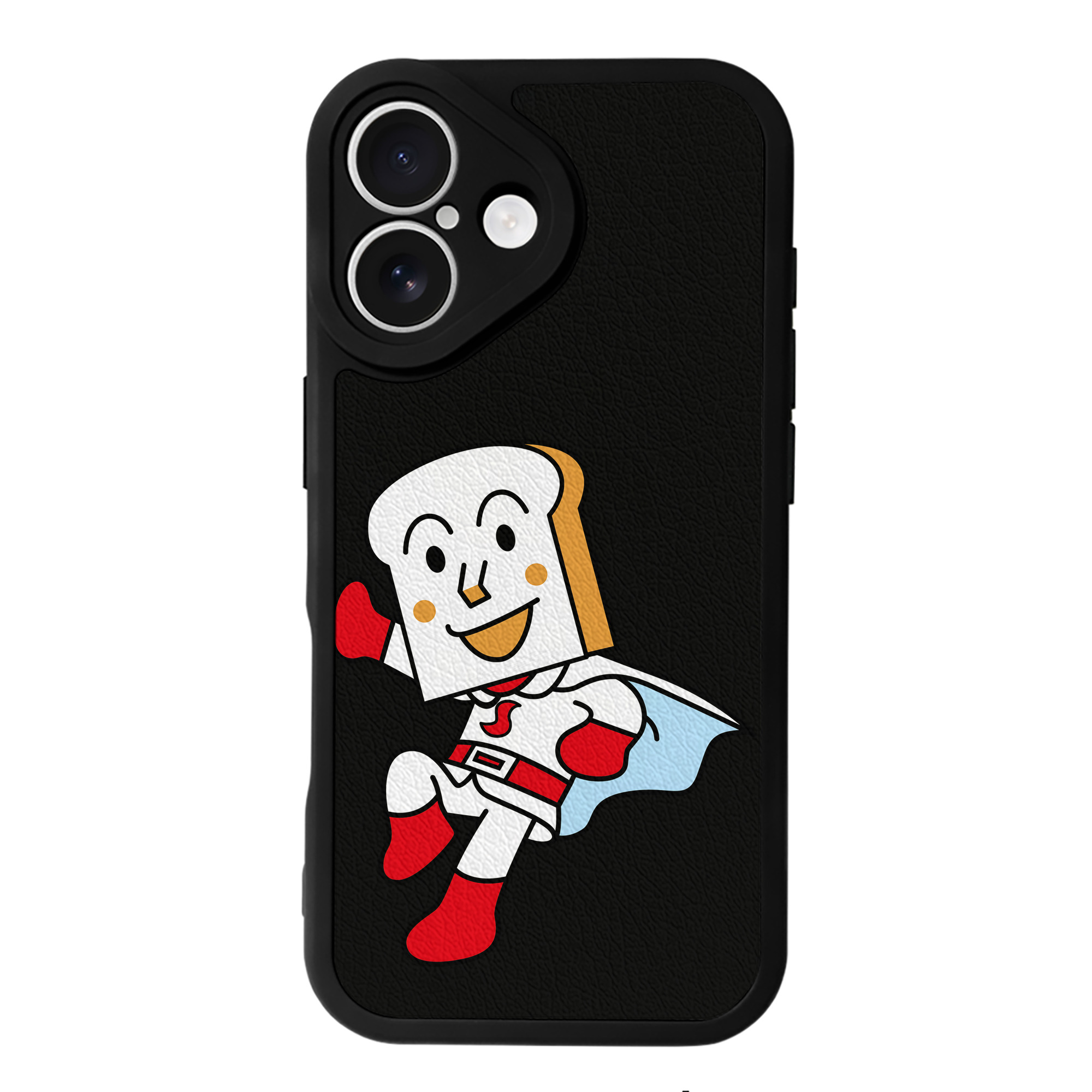 （画像用） アンパンマン Anpanman 【iPhone 16シリーズ対応】シリコンスマホケース（レザー調） 材質：シリコン
